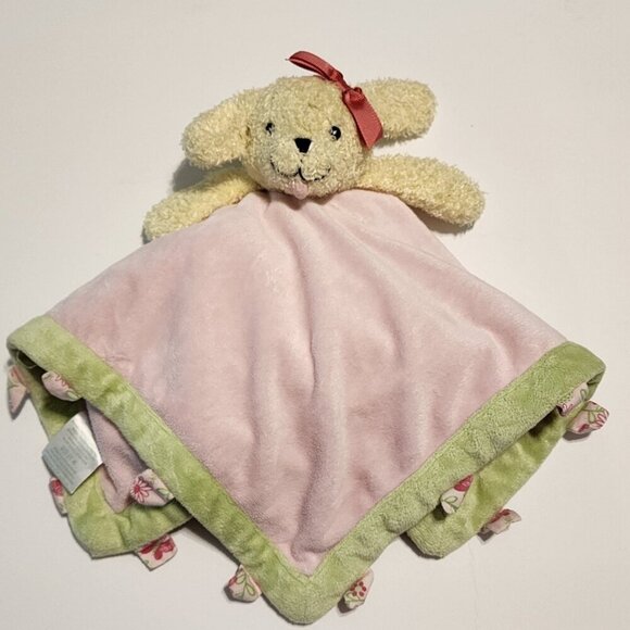 Pink puppy dog lovey security blanket Kelly B Rightsell - Picture 1 of 6